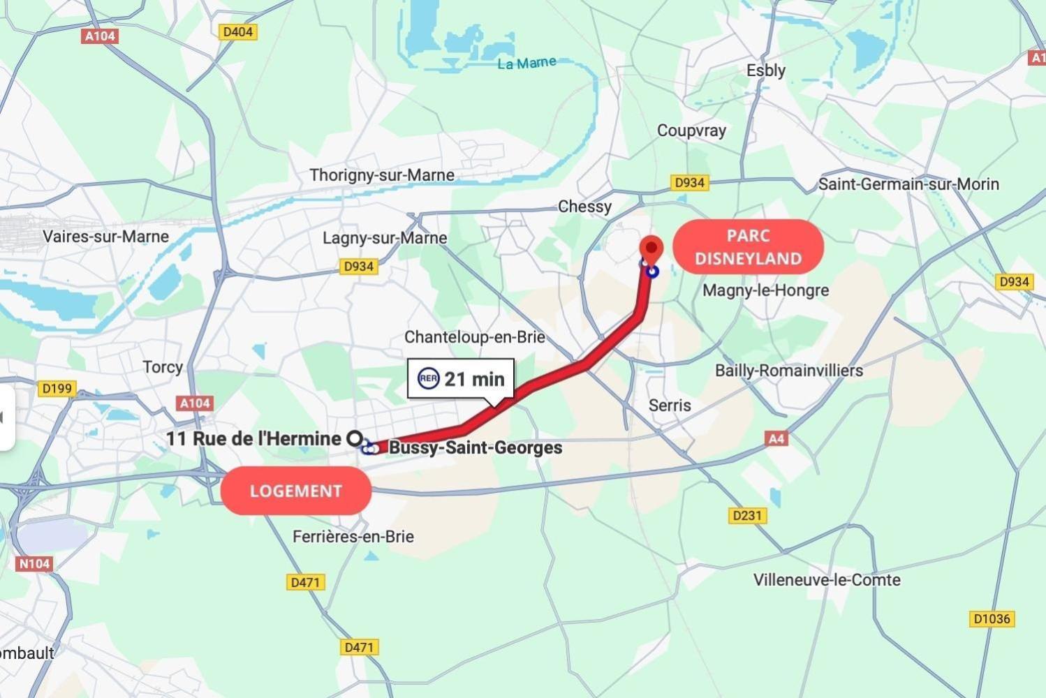 Appartamento Disney Skyline 2 Bussy-Saint-Georges Esterno foto